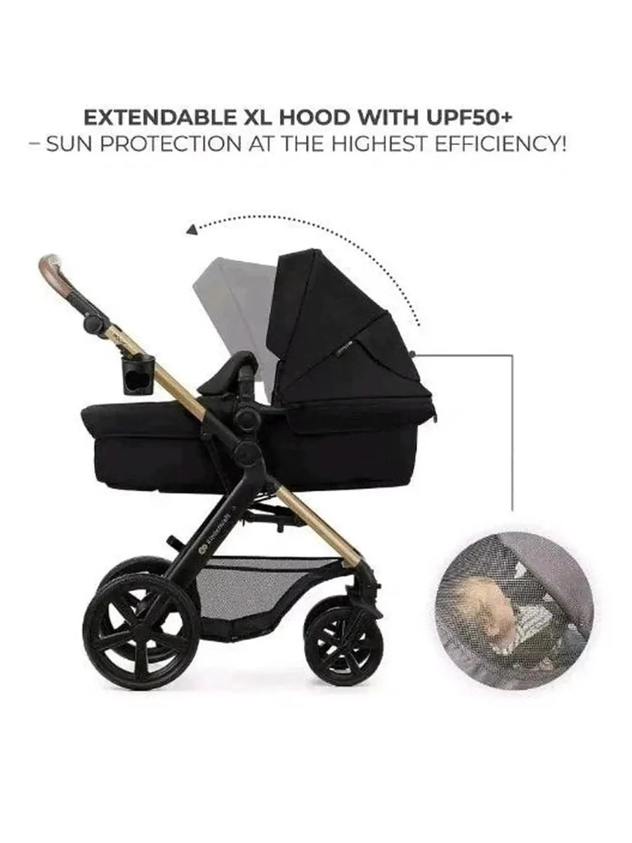 Kinderkraft MOOV 2 Air 3-in-1 Travel System – Pure Black