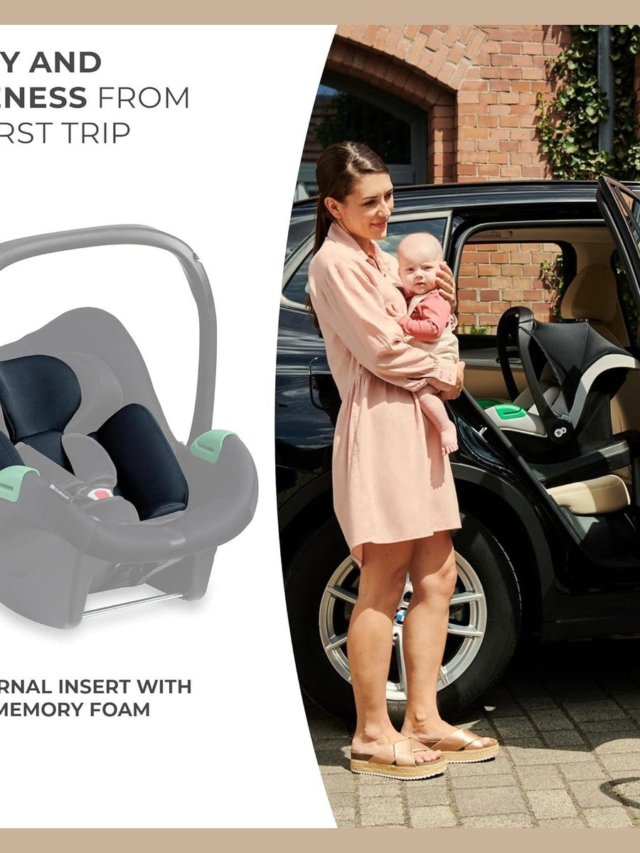 Kinderkraft Mink PRO i-Size Car Seat with ISOFIX Base – Black (40–75 cm)