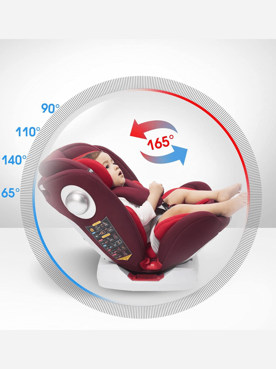 LETTAS 360° Rotation Baby Car Seat with Isofix, Group 0+/1/2/3 (Birth to 12 Years)