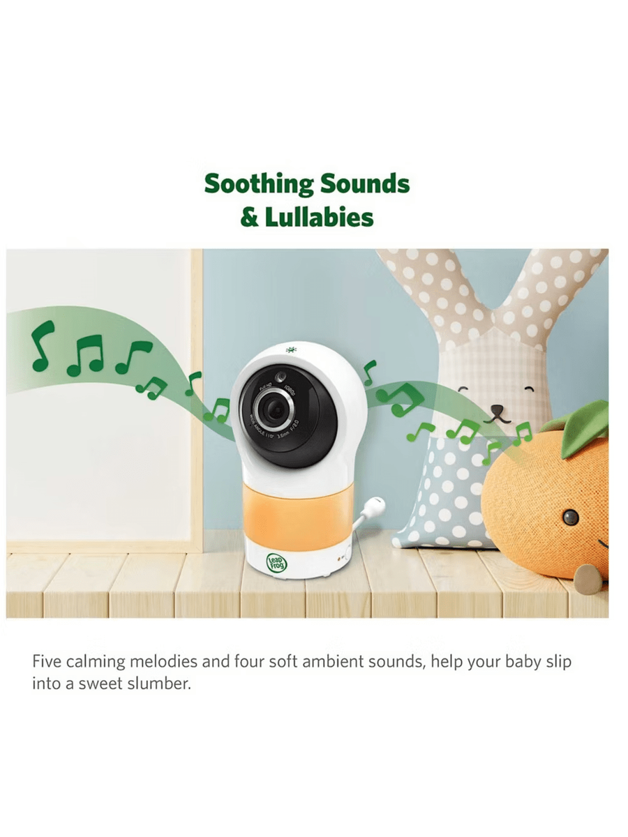 LeapFrog Baby Monitor with Motorized Pan and Tilt Camera – White (LF1911HD)