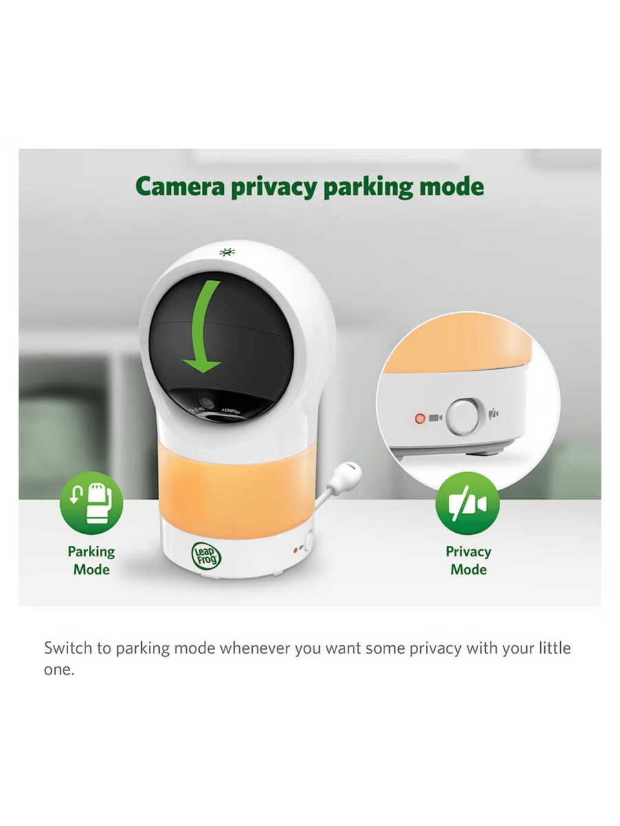 LeapFrog Baby Monitor with Motorized Pan and Tilt Camera – White (LF1911HD)