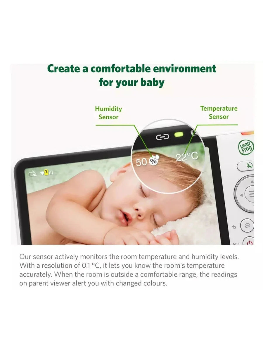 LeapFrog LF815HD 5-Inch Portable Smart Baby Monitor