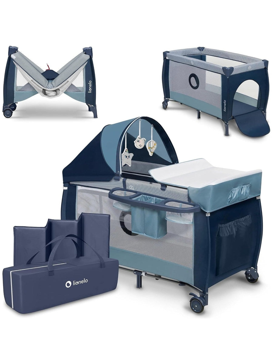 Lionelo Sven Plus 2-in-1 Travel Cot & Portable Baby Zone (0–36 Months)