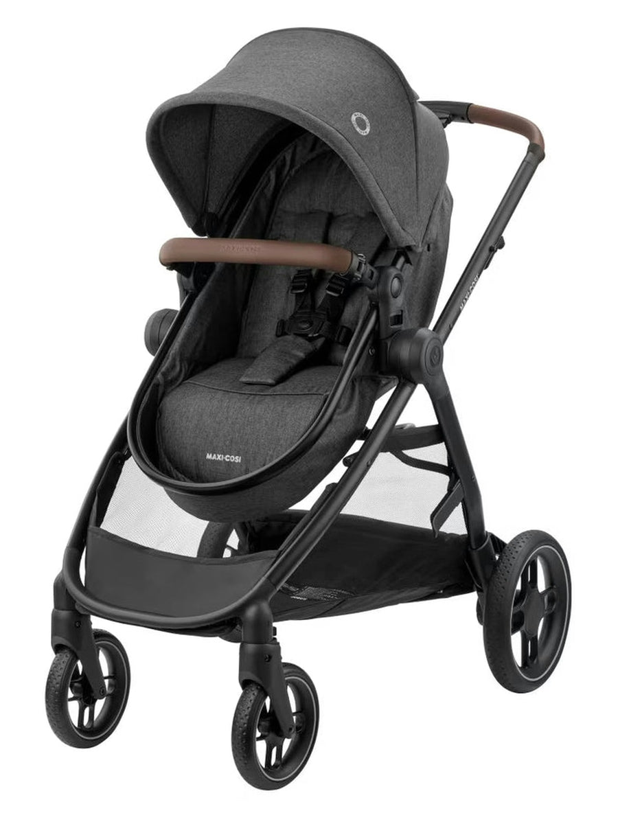 Maxi-Cosi Zelia S Trio 3-in-1 Baby Infant Travel System Foldable Pushchair Dark Grey