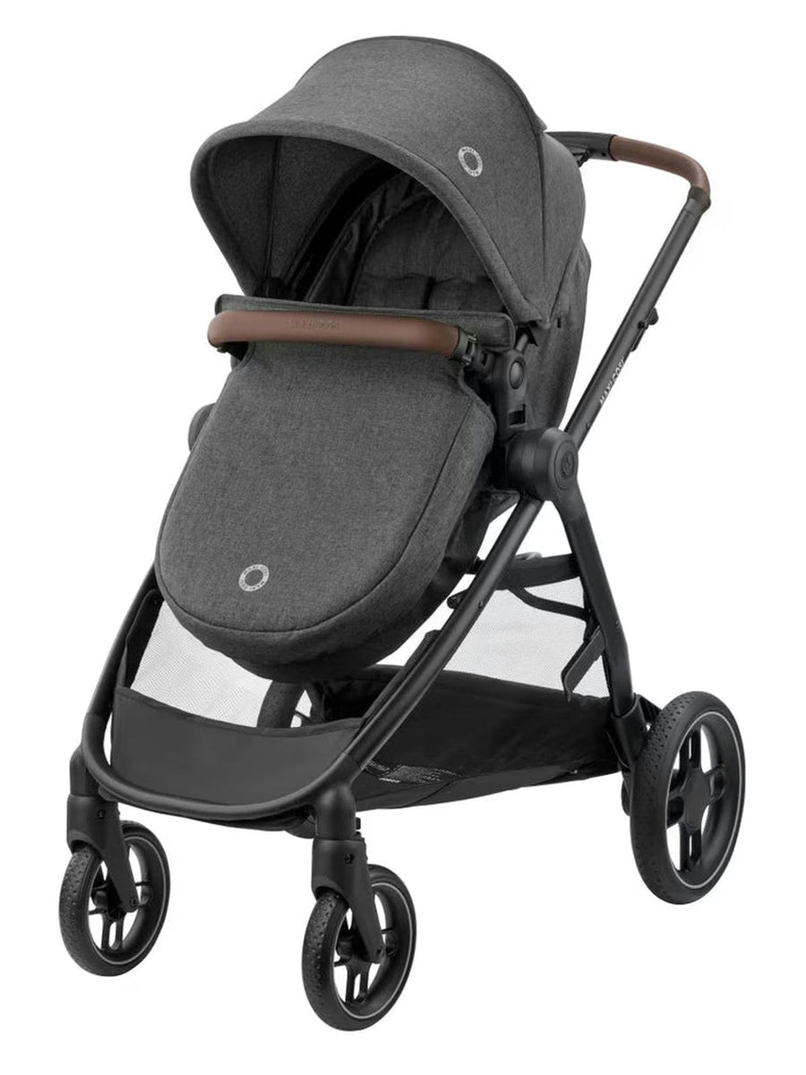 Maxi-Cosi Zelia S Trio 3-in-1 Baby Infant Travel System Foldable Pushchair Dark Grey