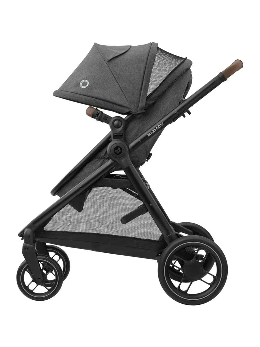 Maxi-Cosi Zelia S Trio 3-in-1 Baby Infant Travel System Foldable Pushchair Dark Grey