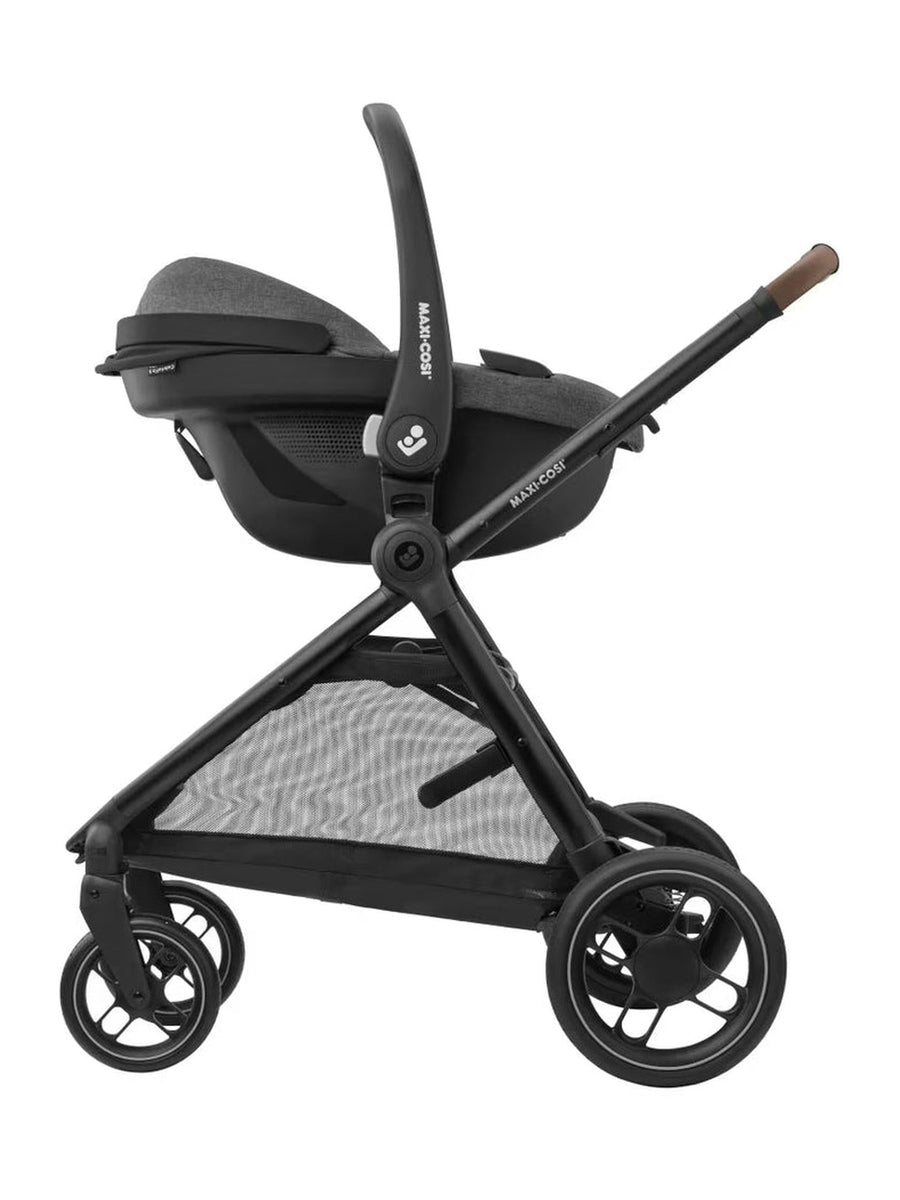 Maxi-Cosi Zelia S Trio 3-in-1 Baby Infant Travel System Foldable Pushchair Dark Grey