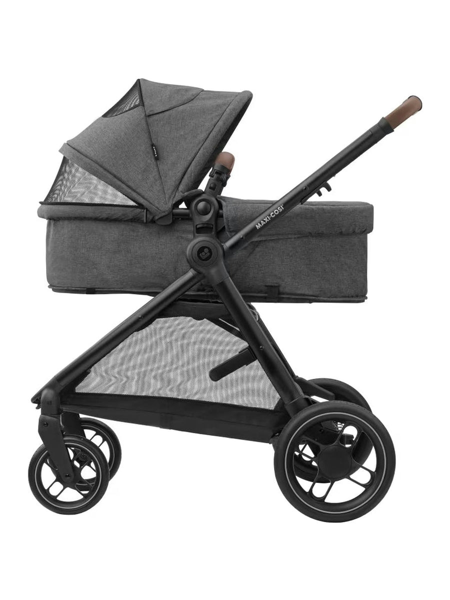 Maxi-Cosi Zelia S Trio 3-in-1 Baby Infant Travel System Foldable Pushchair Dark Grey