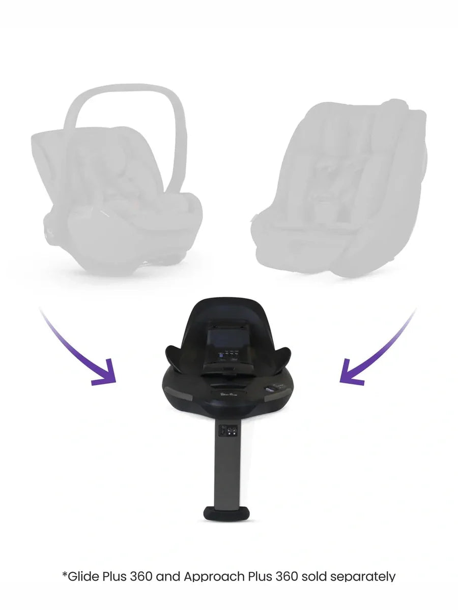 Silver Cross Base Plus 360 | ISOFIX Rotating Car Seat Base with AgeLock Safety Switch