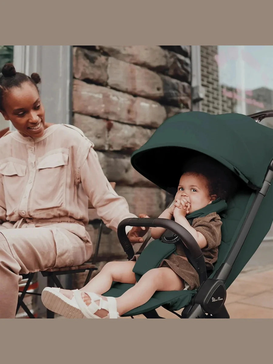 Silver Cross Clic 2 Pushchair with Travel Bag – Conifer