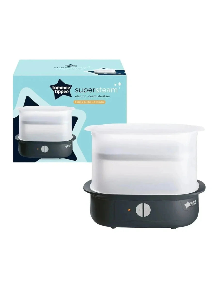 Tommee Tippee Black Supersteam Electric Steam Steriliser - Black