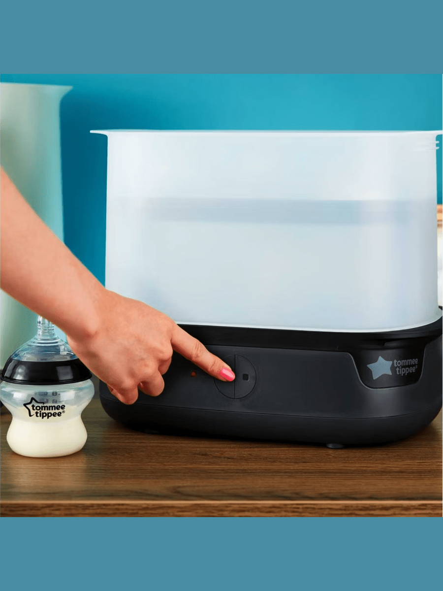 Tommee Tippee Black Supersteam Electric Steam Steriliser - Black