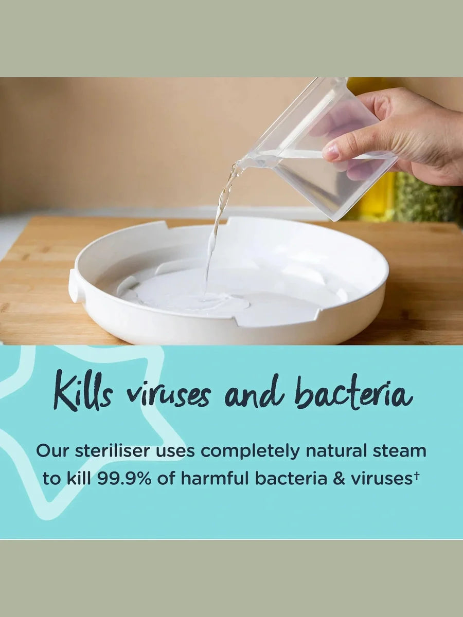 Tommee Tippee Closer to Nature Microwave Steam Steriliser – White