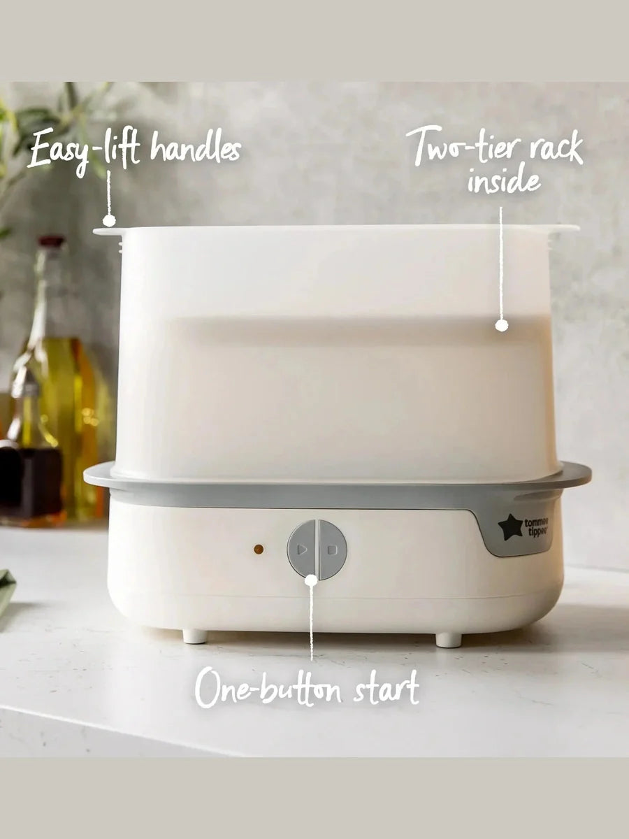 Tommee Tippee White Supersteam Electric Steam Steriliser - White