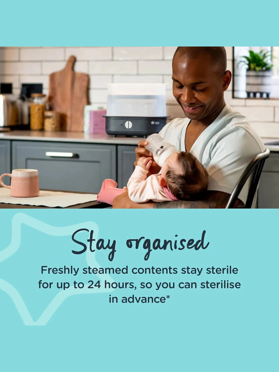 Tommee Tippee White Supersteam Electric Steam Steriliser - White
