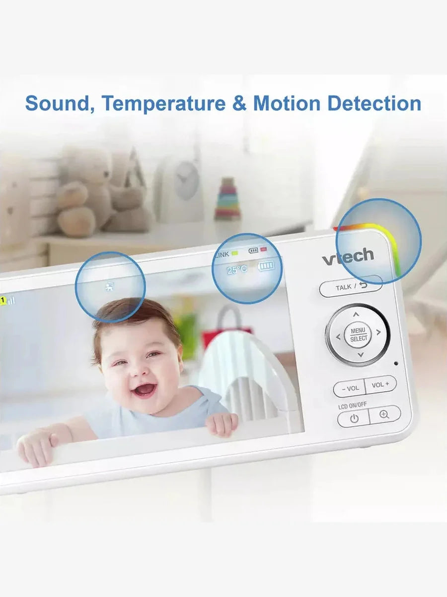 VTech RM5766HD Smart Wi-Fi Baby Monitor with 5" Screen & Pan Tilt Camera