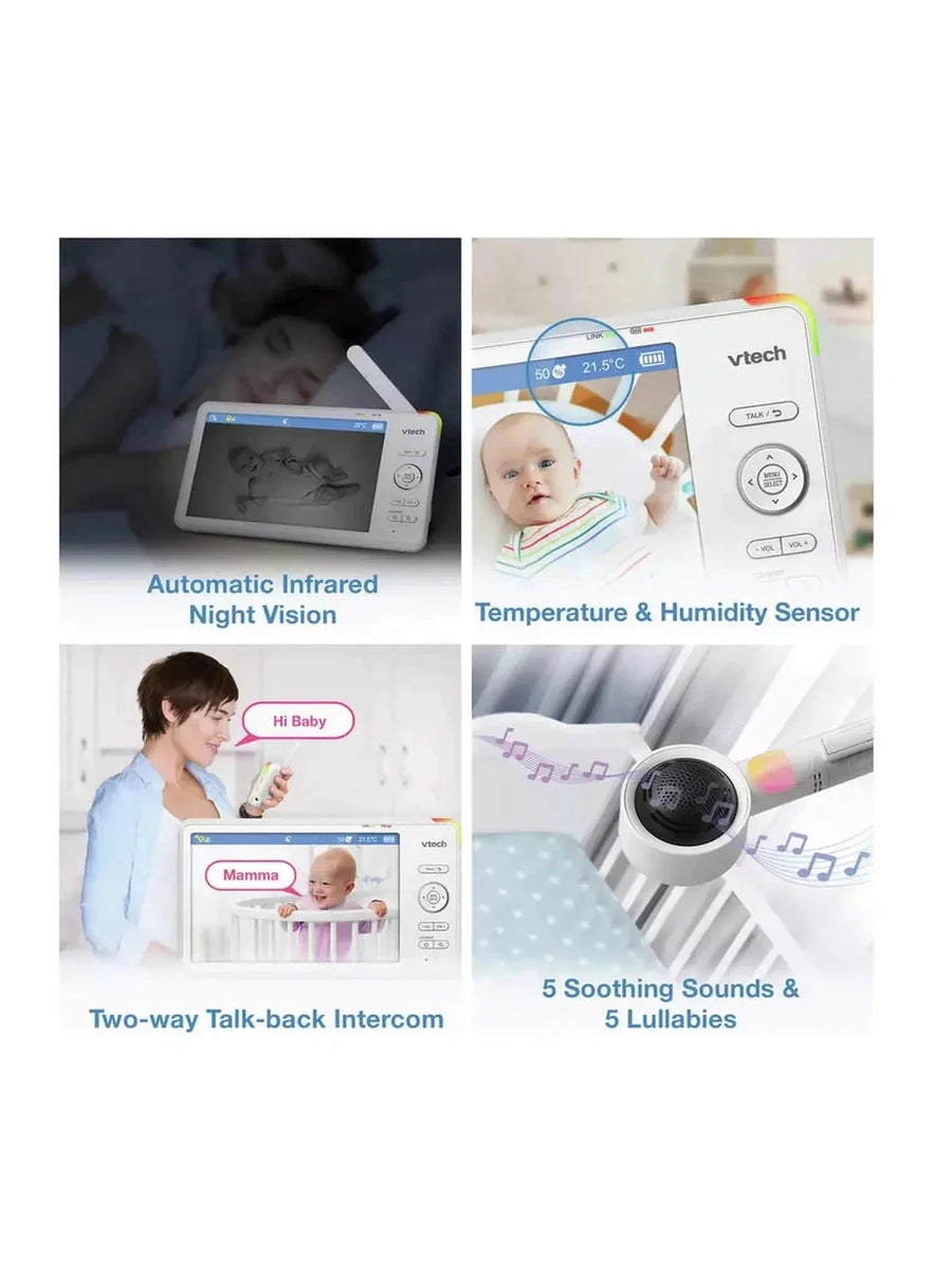VTech RM7787HD 7 Inch Over-The-Cot Smart Baby Monitor