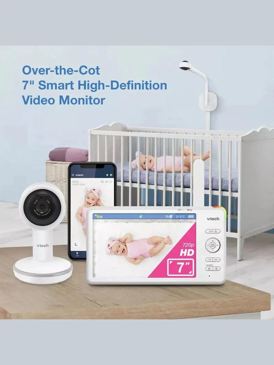 VTech RM7787HD 7 Inch Over-The-Cot Smart Baby Monitor