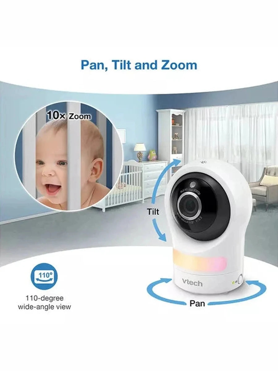 VTech RM9761 Pan & Tilt Smart Video Baby Monitor – White