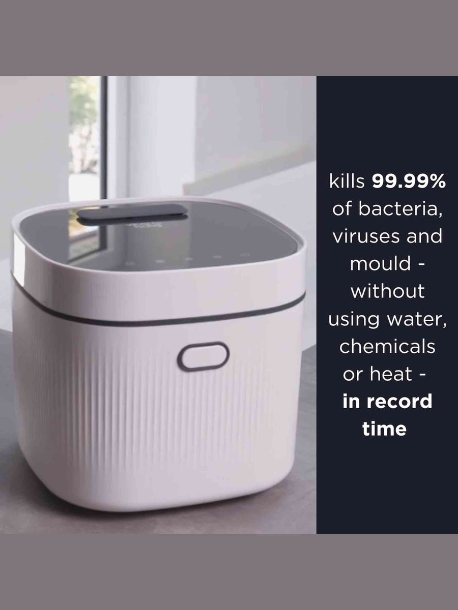 Vital Baby Advanced Pro UV Steriliser & Dryer – 5-Minute UV Sterilisation, HEPA Filter, No Water or Heat - White